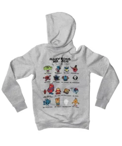 Top Notchy Marvelous Mr Men Back Printed Hoodie