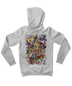 Top Notchy Saturday Morning Cartoons Back Printed Hoodie -Maria Kids Central Top Notchy Saturday Morning Cartoons Back Printed Hoodie For Men and Women 8Ball 4722