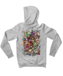 Top Notchy Saturday Morning Sidekicks Back Printed Hoodie -Maria Kids Central Top Notchy Saturday Morning Sidekicks Back Printed Hoodie For Men and Women 8Ball 1275