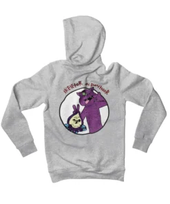 Top Notchy Skeletor And Panther Back Printed Hoodie -Maria Kids Central Top Notchy Skeletor and Panther Back Printed Unisex Hoodie 8Ball 3267