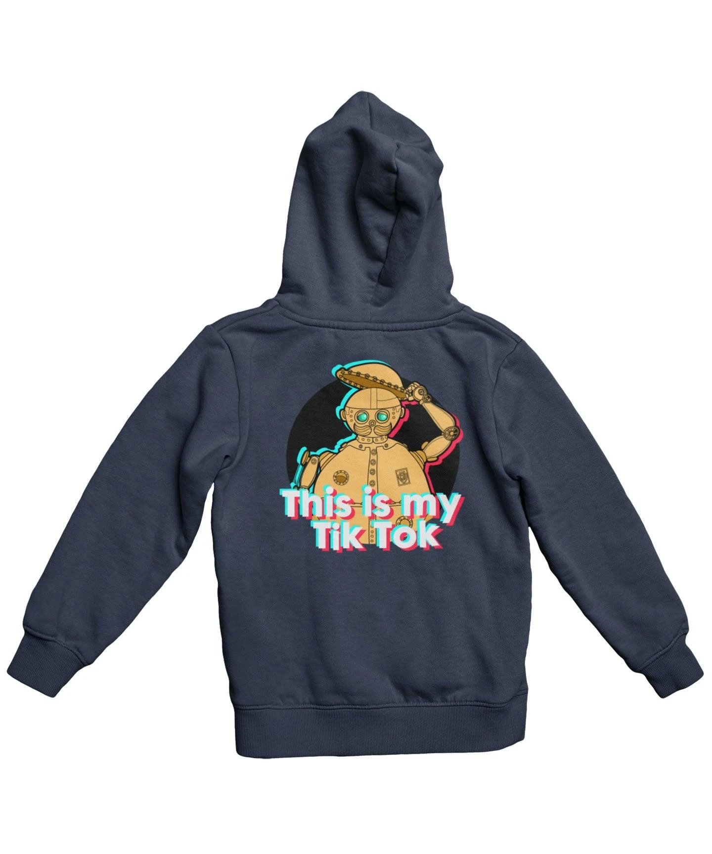 Top Notchy This Is My Tik Tok Back Printed Hoodie 2 Top Notchy This Is My Tik Tok Back Printed Hoodie - Image 2