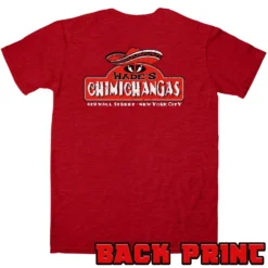 Wades Chimichangas With Back Print T-Shirt