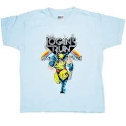 Wolverine Logan On The Run Kids T-Shirt